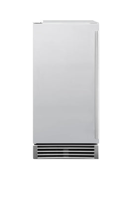 15" UL Outdoor Rated Ice Maker w/Stainless Door - 50 lb. Capacity