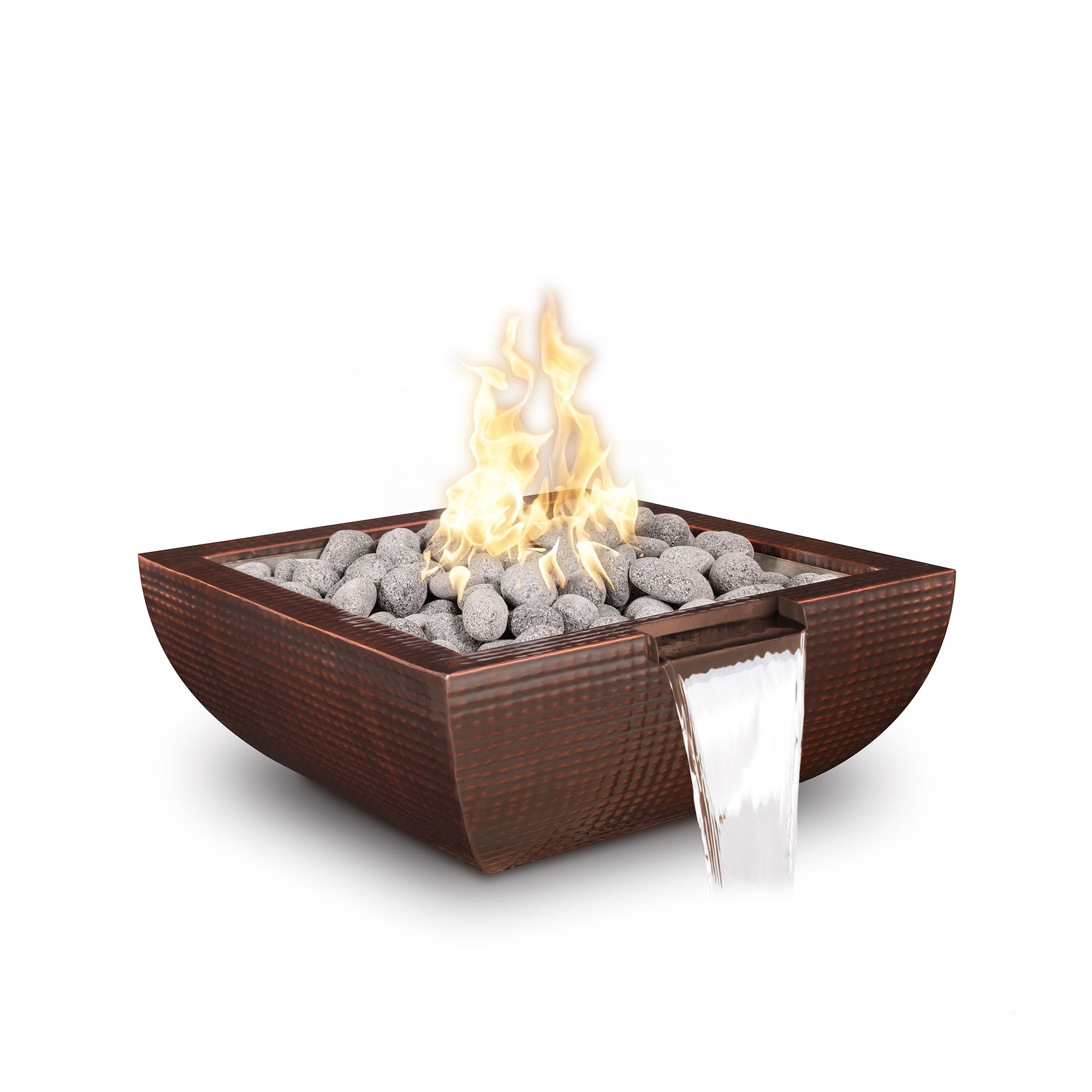 Avalon Hammered Hammered Copper Fire & Water Bowl - Kozy Korner Fire Pits