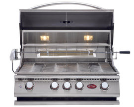 Cal Flame 32” Ceramic Core Infrared 4 Burner P-Series Pro-Style BBQ Grill - Kozy Korner Fire Pits