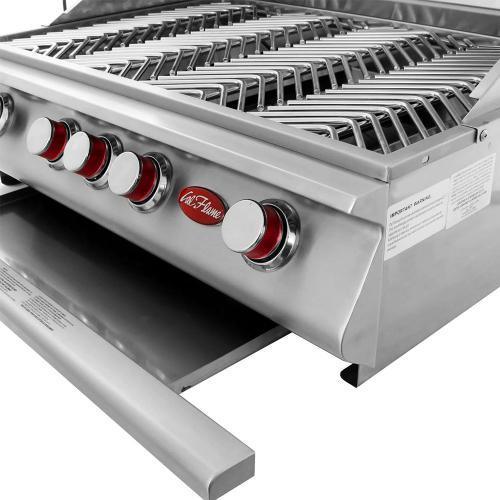 Cal Flame P Series 47" 6 Burner Stainless Steel Rotisserie BBQ Grill - Kozy Korner Fire Pits