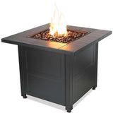 Endless Summer 30" Stamped Tile Design Propane Outdoor Fire Table - Kozy Korner Fire Pits
