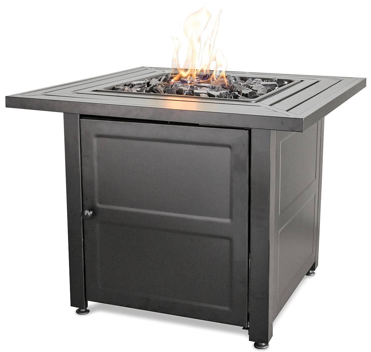 Endless Summer 30" Steel Mantel Propane Outdoor Fire Pit Table - Kozy Korner Fire Pits