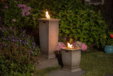Endless Summer MGO LP Gas Outdoor Fire Column Set-Gray - Kozy Korner Fire Pits