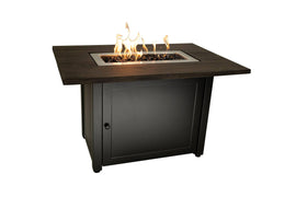 Endless Summer The Marc, 40 x 28 Rectangular Propane Outdoor Fire Pit Table - Kozy Korner Fire Pits
