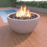 HearthCo 42" Round Concrete Outdoor Fire Bowl - Kozy Korner Fire Pits