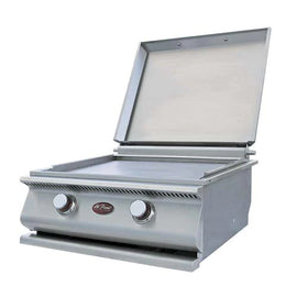 Cal Flame 2-Burner Built-in Stainless Steel Hibachi Gas Grill BBQ19900P - Kozy Korner Fire Pits