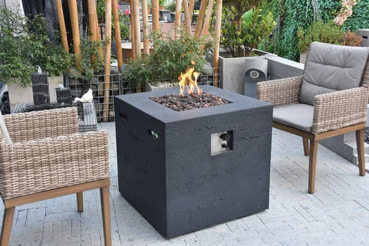 Modeno Ellington 40,000 BTU Concrete Propane Outdoor Fire Table - Kozy Korner Fire Pits
