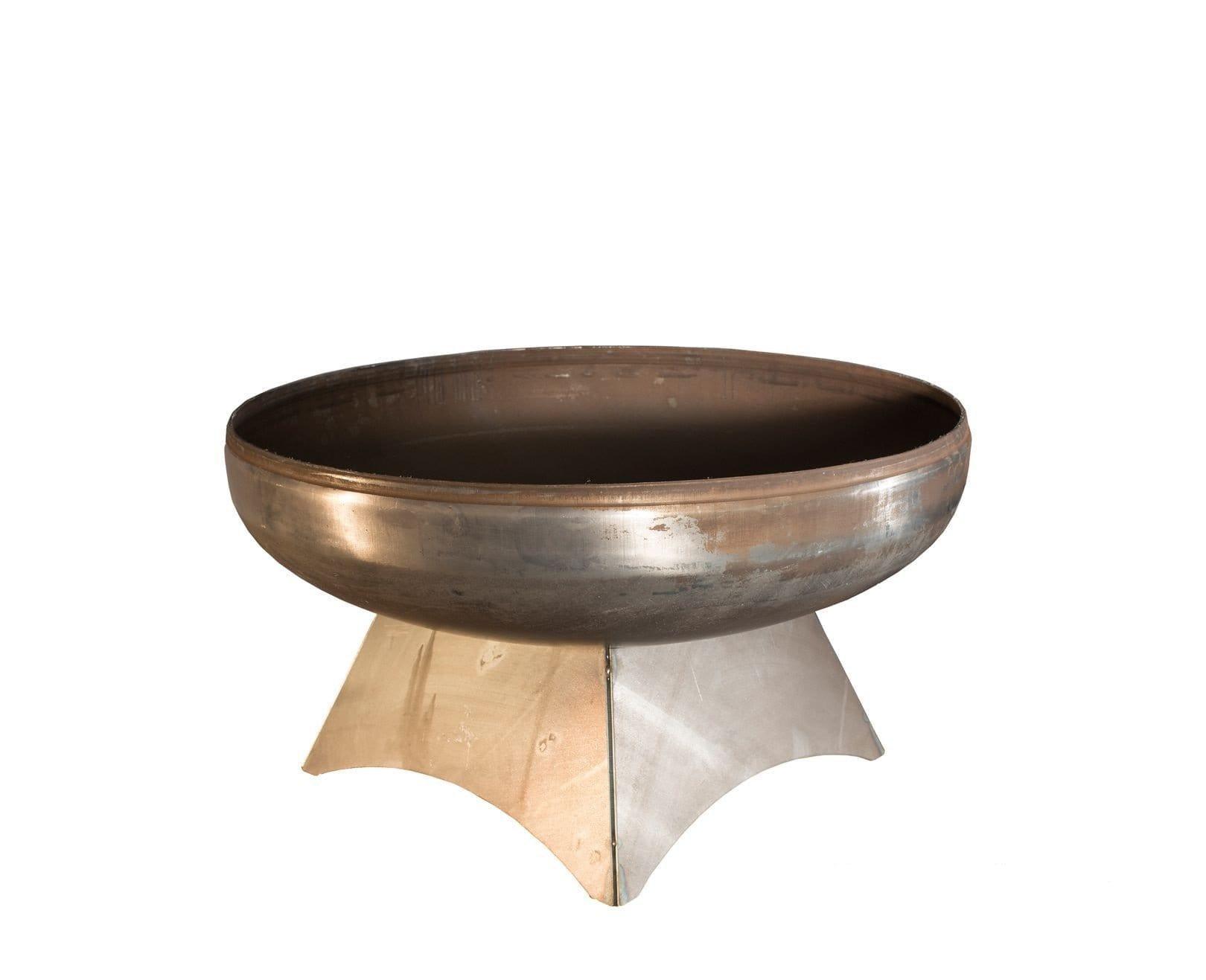 Ohio Flame The Liberty Natural Steel Finish Fire Pit with Standard Base - Kozy Korner Fire Pits