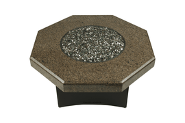 Oriflamme Cafe Imperial Granite Propane Fire Table - Octagon - Kozy Korner Fire Pits