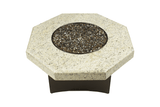 Oriflamme Santo Granite Propane Fire Table - Octagon - Kozy Korner Fire Pits