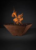 Slick Rock 34" Ridgeline Fire Bowl w/Electric Ignition Burner LP/NG - Kozy Korner Fire Pits