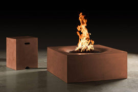 Slick Rock 36" Horizon Fire Table w/Matchlit Burner - Kozy Korner Fire Pits